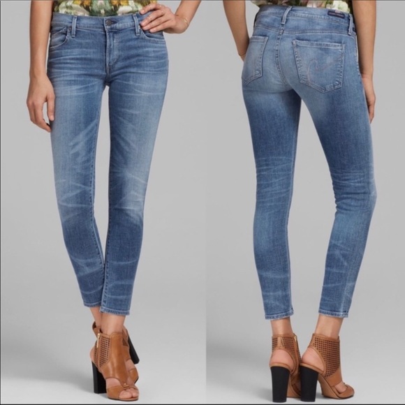 Citizens of Humanity Avedon Ankle Jeans Blue EUC - Picture 1 of 14
